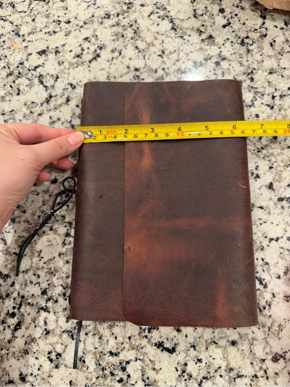 Handmade Brown Genuine Leather Traveler’s Journal Refillable Cover